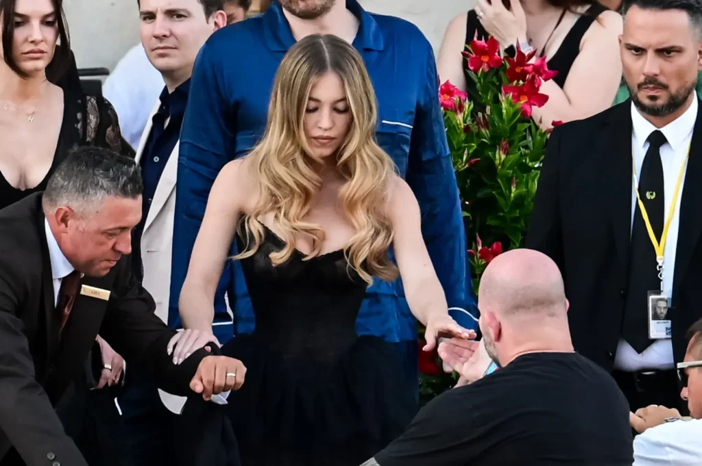 Sydney Sweeney Stuns in Glamorous Gown at Bezos & Sánchez's Luxe Pajama Party in Venice